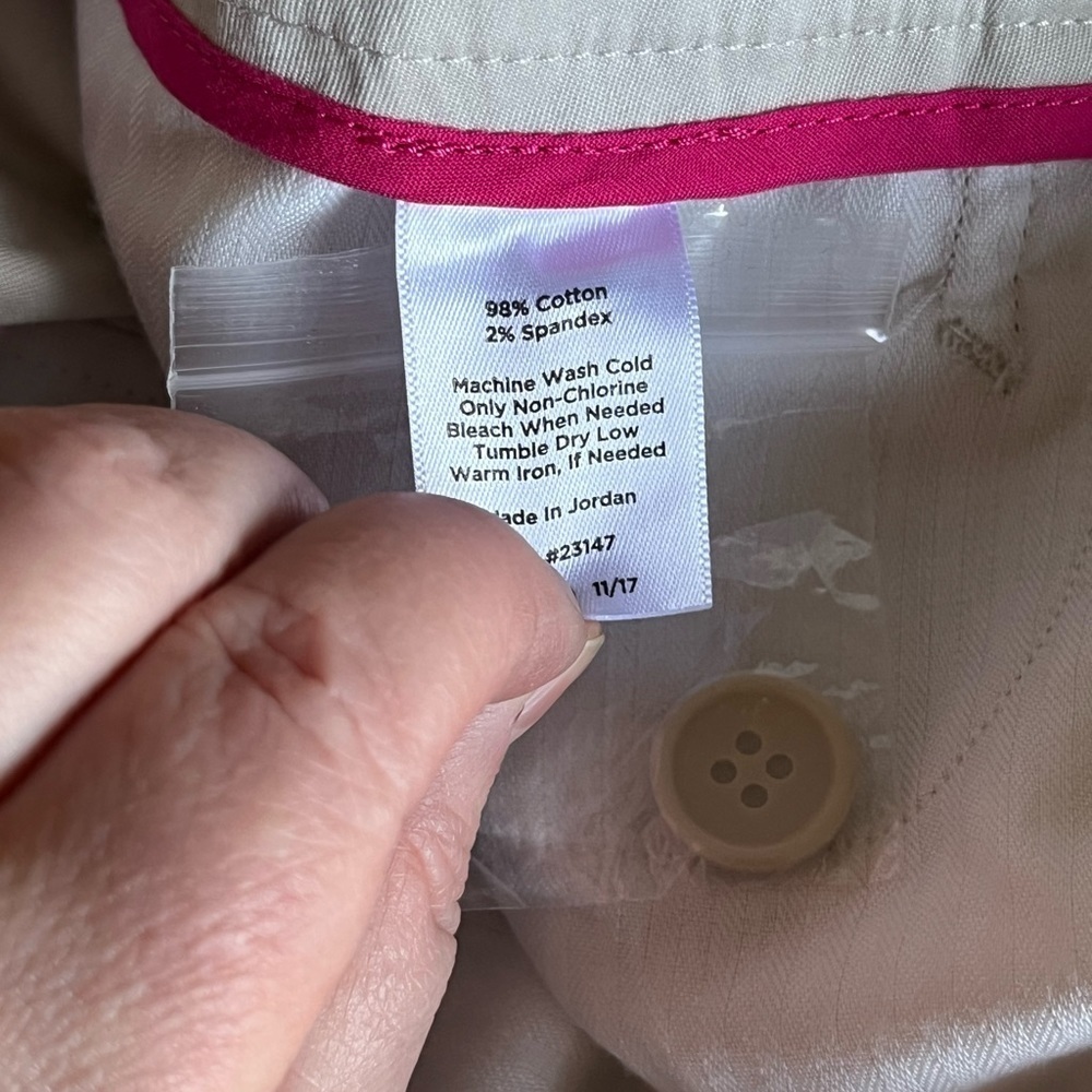 Talbots Light Casual Pants 16 petite Perfect skimmer $69.50 - Picture 12 of 15